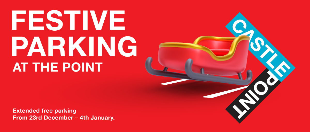 Parking with no time restrictions this Christmas period 23rd November until 4th January.